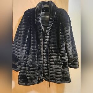 Bagatelle Black Faux Fur Jacket